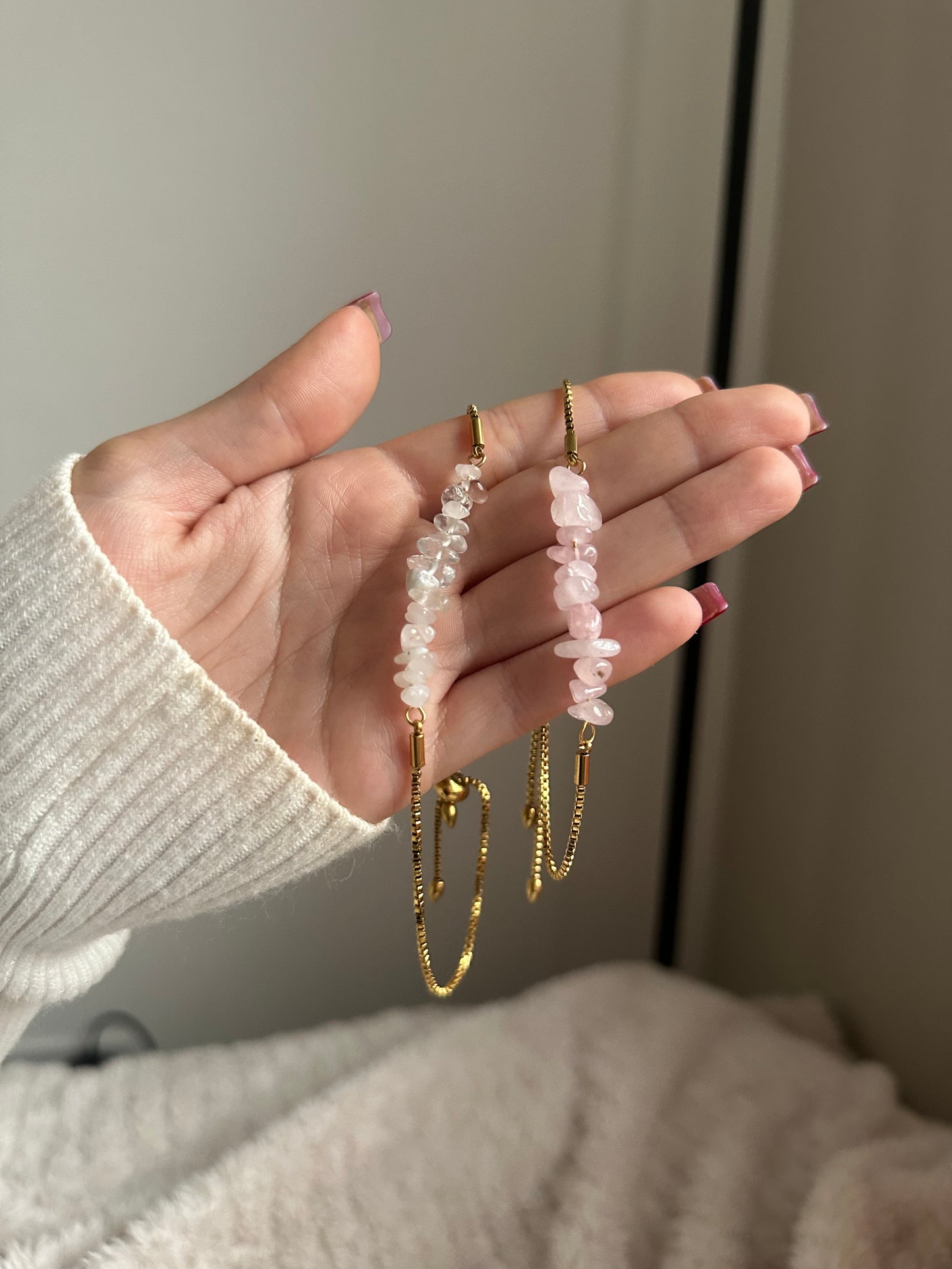 White Stone Crystal Bracelet