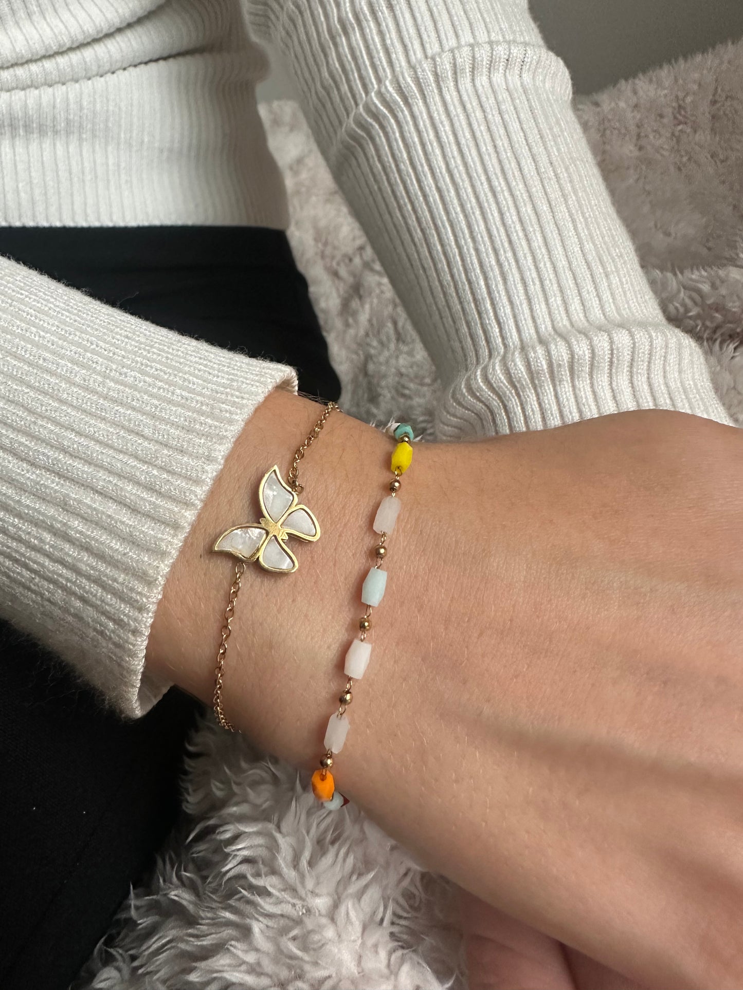 Butterfly Stainless Steel Bracelet