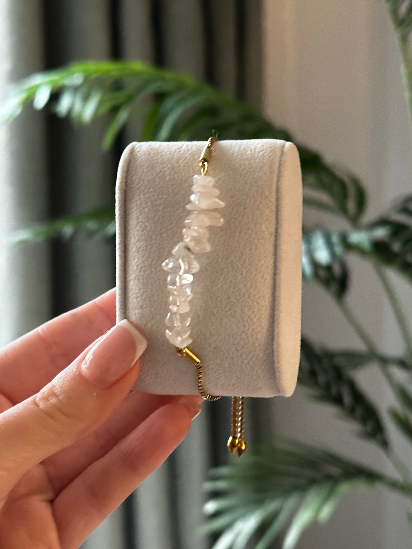 White Stone Crystal Bracelet