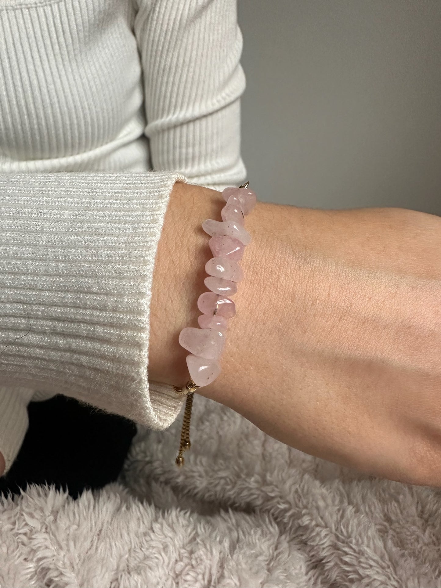 Pink Stone Crystal Bracelet